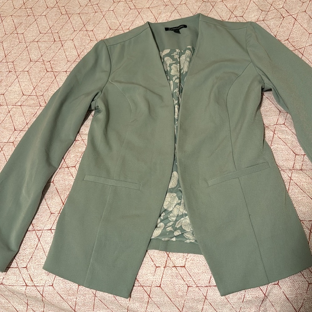 41 Hawthorn Light Green Blazer - Picture 2 of 7